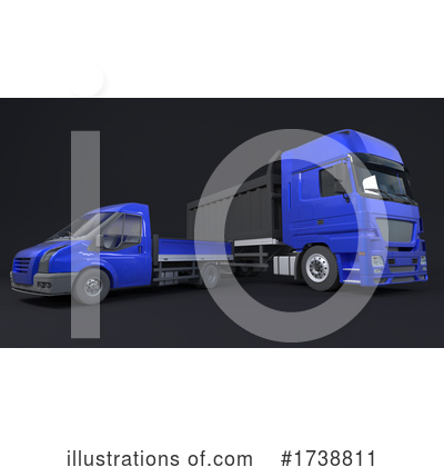 Royalty-Free (RF) Truck Clipart Illustration by KJ Pargeter - Stock Sample #1738811