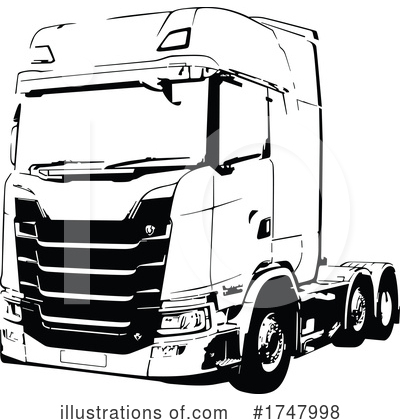 Royalty-Free (RF) Truck Clipart Illustration by dero - Stock Sample #1747998