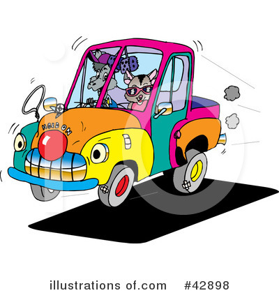 Royalty-Free (RF) Truck Clipart Illustration by Dennis Holmes Designs - Stock Sample #42898