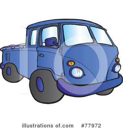 Royalty-Free (RF) Truck Clipart Illustration by Snowy - Stock Sample #77972