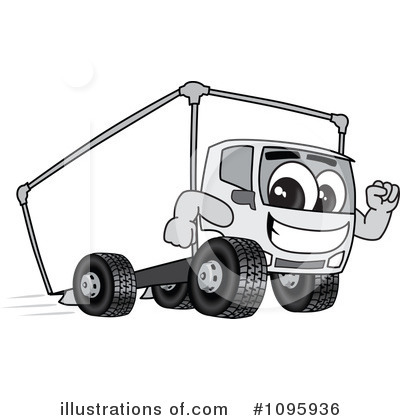 Moving Truck Clipart #1095936 by Mascot Junction