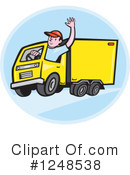 Trucker Clipart #1248538 by patrimonio