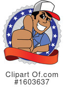 Trucker Clipart #1603637 by Mascot Junction