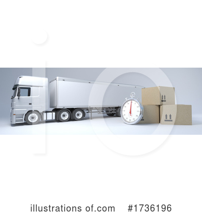Royalty-Free (RF) Trucking Clipart Illustration by KJ Pargeter - Stock Sample #1736196