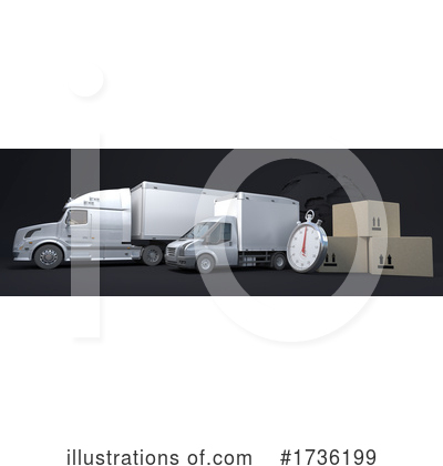 Royalty-Free (RF) Trucking Clipart Illustration by KJ Pargeter - Stock Sample #1736199