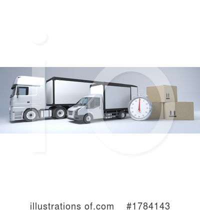 Royalty-Free (RF) Trucking Clipart Illustration by KJ Pargeter - Stock Sample #1784143