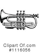 Trumpet Clipart #1116056 by Prawny Vintage