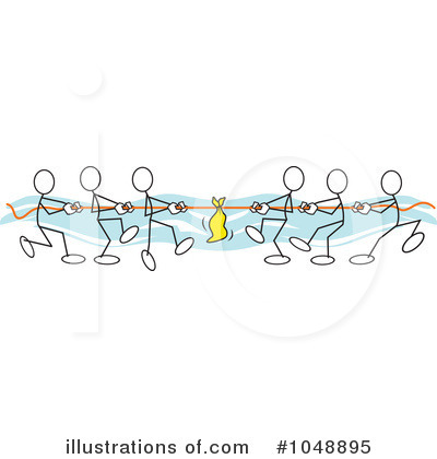 Tug Of War Clipart #1048895 by Johnny Sajem