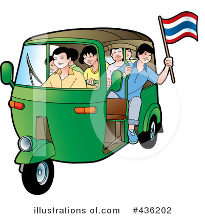 Rickshaw Clipart #436202 by Lal Perera