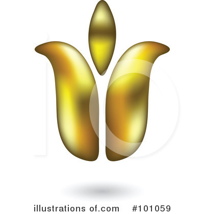Royalty-Free (RF) Tulip Clipart Illustration by cidepix - Stock Sample #101059