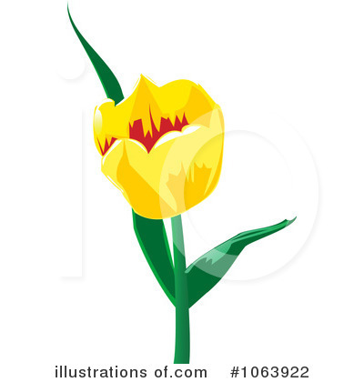 Royalty-Free (RF) Tulip Clipart Illustration by Vector Tradition SM - Stock Sample #1063922