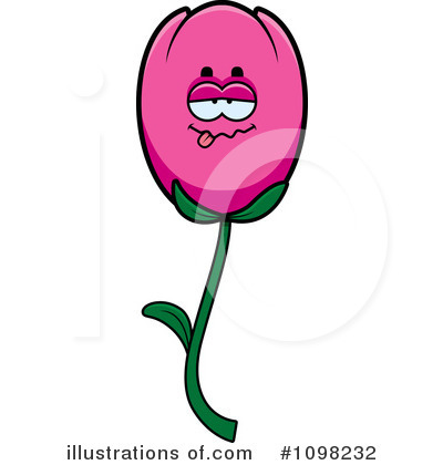 Royalty-Free (RF) Tulip Clipart Illustration by Cory Thoman - Stock Sample #1098232