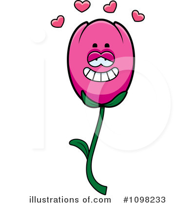 Royalty-Free (RF) Tulip Clipart Illustration by Cory Thoman - Stock Sample #1098233