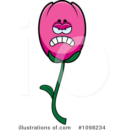 Royalty-Free (RF) Tulip Clipart Illustration by Cory Thoman - Stock Sample #1098234