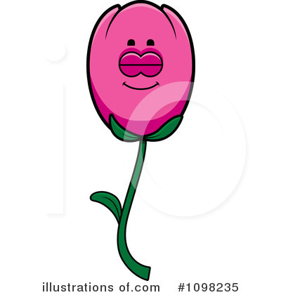 Royalty-Free (RF) Tulip Clipart Illustration by Cory Thoman - Stock Sample #1098235