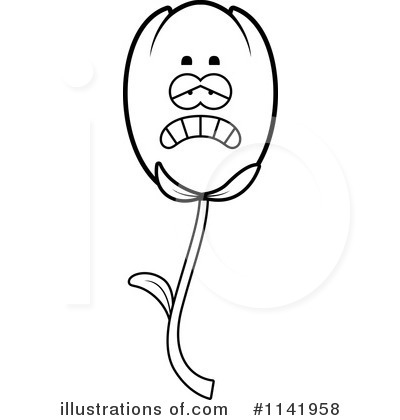 Royalty-Free (RF) Tulip Clipart Illustration by Cory Thoman - Stock Sample #1141958