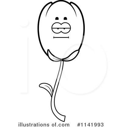 Royalty-Free (RF) Tulip Clipart Illustration by Cory Thoman - Stock Sample #1141993