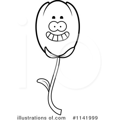 Royalty-Free (RF) Tulip Clipart Illustration by Cory Thoman - Stock Sample #1141999
