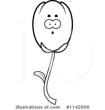Royalty-Free (RF) Tulip Clipart Illustration by Cory Thoman - Stock Sample #1142000