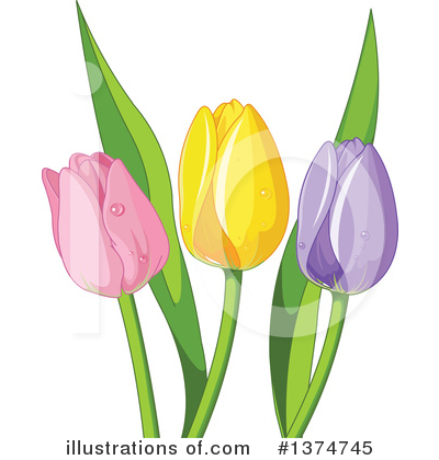 Tulips Clipart #1374745 by Pushkin