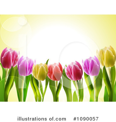 Floral Background Clipart #1090057 by elaineitalia