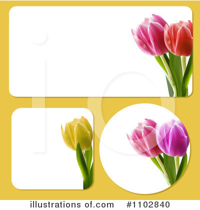 Royalty-Free (RF) Tulips Clipart Illustration by elaineitalia - Stock Sample #1102840