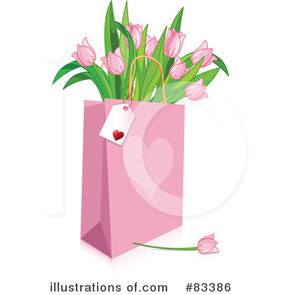 Royalty-Free (RF) Tulips Clipart Illustration by Pushkin - Stock Sample #83386