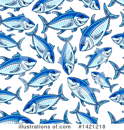 Tuna Fish Clipart #1421218 by Vector Tradition SM