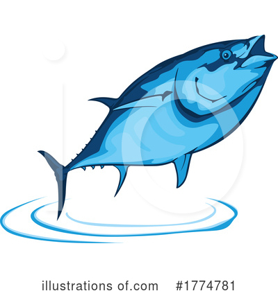Royalty-Free (RF) Tuna Clipart Illustration by dero - Stock Sample #1774781