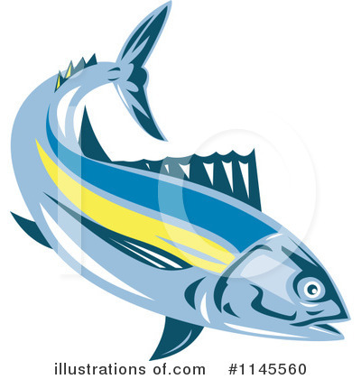 Tuna Fish Clipart #1145560 by patrimonio