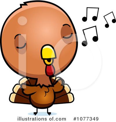 Turkey Bird Clipart #1077349 by Cory Thoman