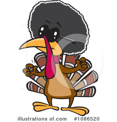 Turkey Bird Clipart #1086520 by toonaday