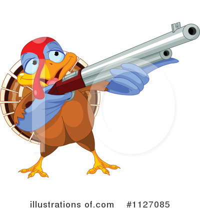 Thanksgiving Turkey Clipart #1127085 by Pushkin