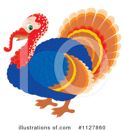 Royalty-Free (RF) Turkey Bird Clipart Illustration by Alex Bannykh - Stock Sample #1127860