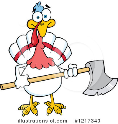 Thanksgiving Turkey Clipart #1217340 by Hit Toon