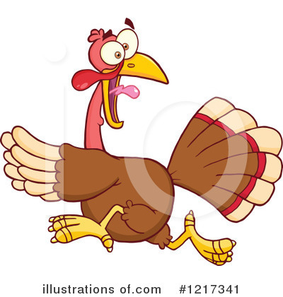 Royalty-Free (RF) Turkey Bird Clipart Illustration by Hit Toon - Stock Sample #1217341