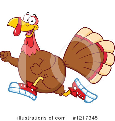 Royalty-Free (RF) Turkey Bird Clipart Illustration by Hit Toon - Stock Sample #1217345