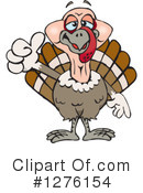 Turkey Bird Clipart #1276154 by Dennis Holmes Designs