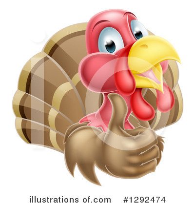Royalty-Free (RF) Turkey Bird Clipart Illustration by AtStockIllustration - Stock Sample #1292474