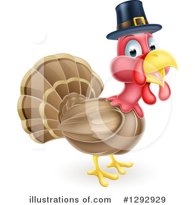 Royalty-Free (RF) Turkey Bird Clipart Illustration by AtStockIllustration - Stock Sample #1292929