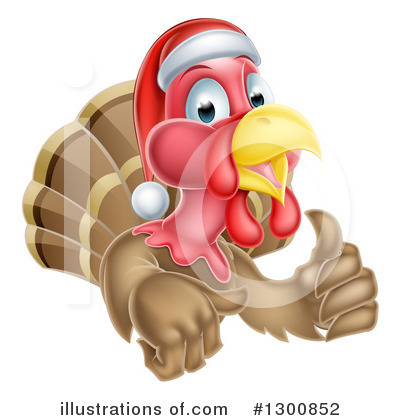 Royalty-Free (RF) Turkey Bird Clipart Illustration by AtStockIllustration - Stock Sample #1300852