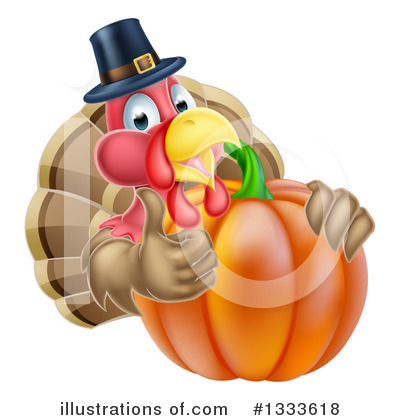 Turkey Bird Clipart #1333618 by AtStockIllustration