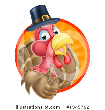 Turkey Clipart #1345762 by AtStockIllustration