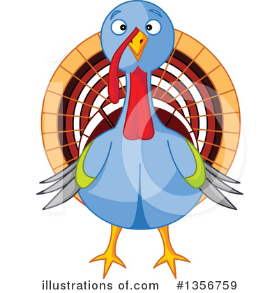 Thanksgiving Turkey Clipart #1356759 by Pushkin