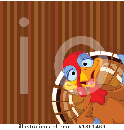 Royalty-Free (RF) Turkey Bird Clipart Illustration by Pushkin - Stock Sample #1361469