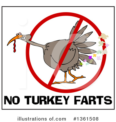 Royalty-Free (RF) Turkey Bird Clipart Illustration by djart - Stock Sample #1361508
