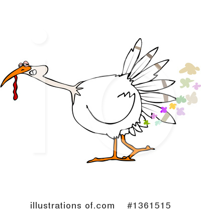 Royalty-Free (RF) Turkey Bird Clipart Illustration by djart - Stock Sample #1361515