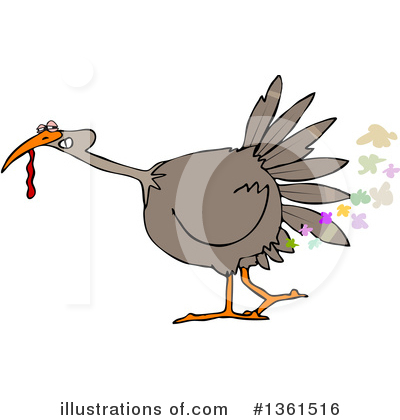 Royalty-Free (RF) Turkey Bird Clipart Illustration by djart - Stock Sample #1361516