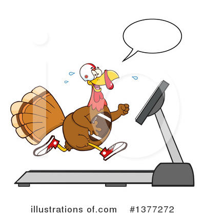 Turkey Bird Clipart #1377272 by Hit Toon