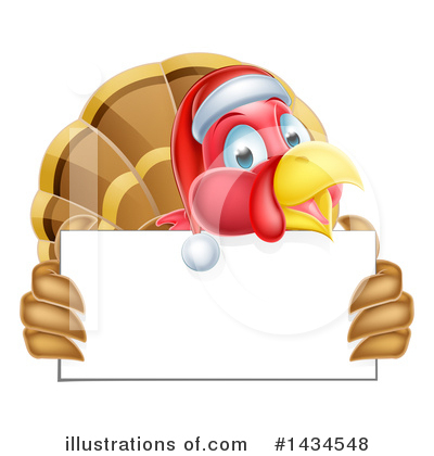 Royalty-Free (RF) Turkey Bird Clipart Illustration by AtStockIllustration - Stock Sample #1434548
